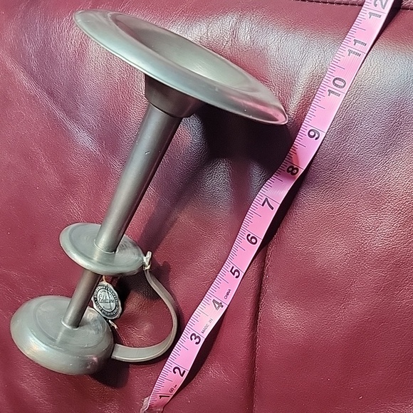 VINTAGE STOLBERGER SPIKE PEWTER CANDLESTICK main image 4